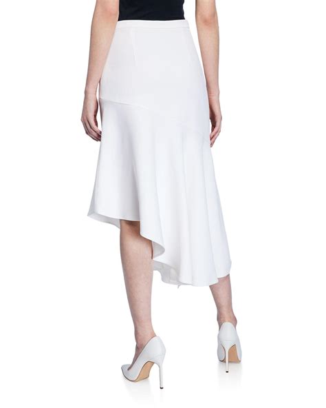 NWT Michael Kors White Ruffled Skirt 8 